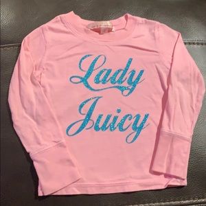 Juicy Couture long sleeve top tee size 2